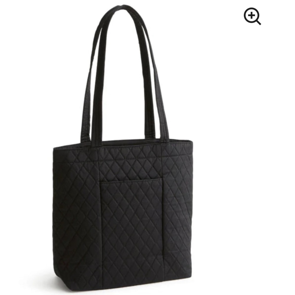Vera Bradley small ORIGINAL TOTE BLACK MOONLESS NIGHT Quilted NWT 50303-20089